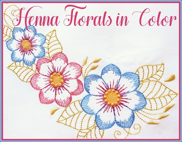 Henna Florals in Color-3