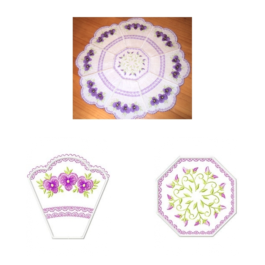 Fabric Doily Set 1 