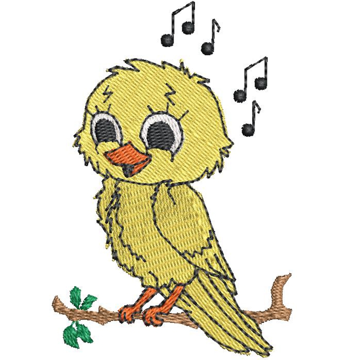 Cute Canary Singing
