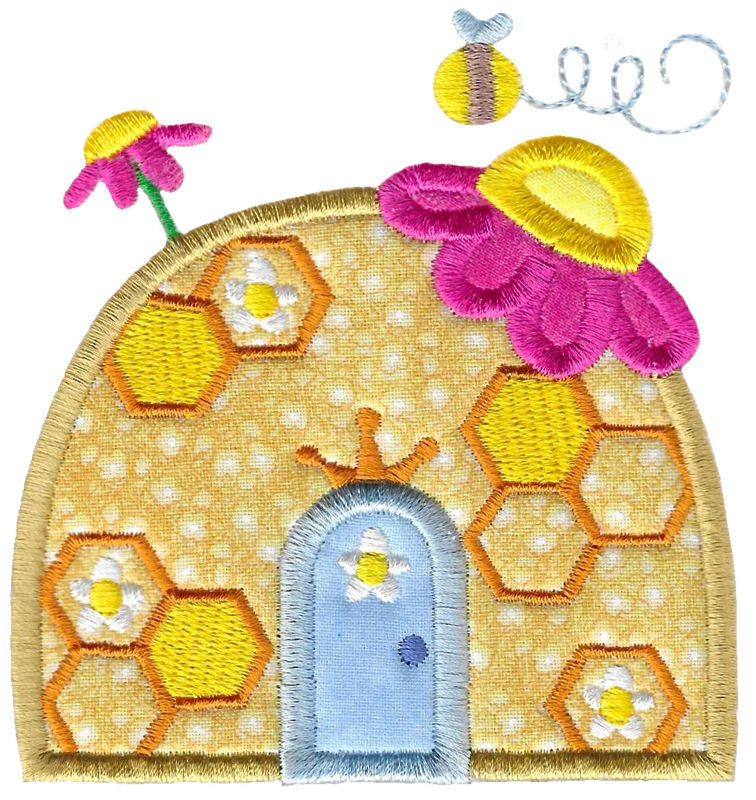 BC1002 Whimsical Houses Applique-6