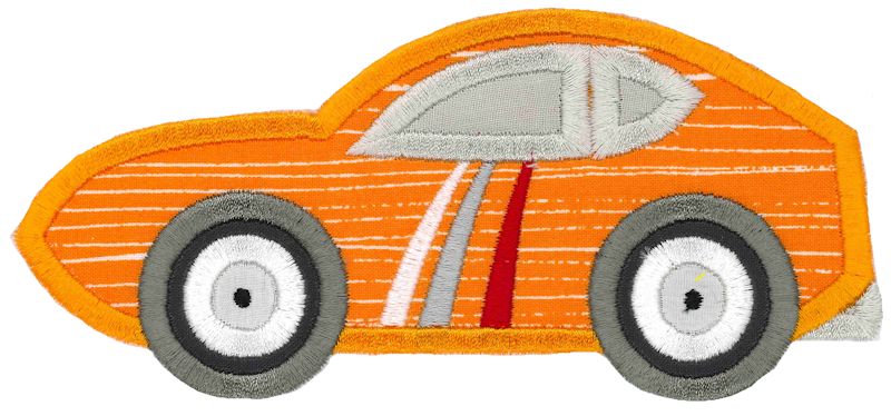 854 Race Cars Applique-18