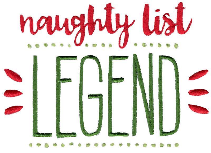 879 Christmas Naughty List | OregonPatchWorks