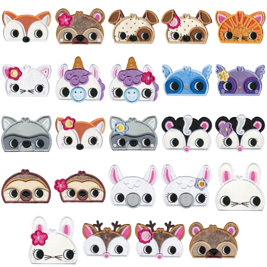 889 Animal Toppers Applique