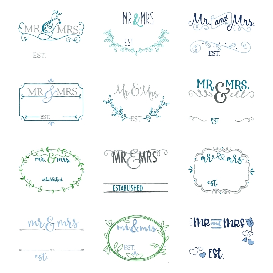 895 Wedding Templates