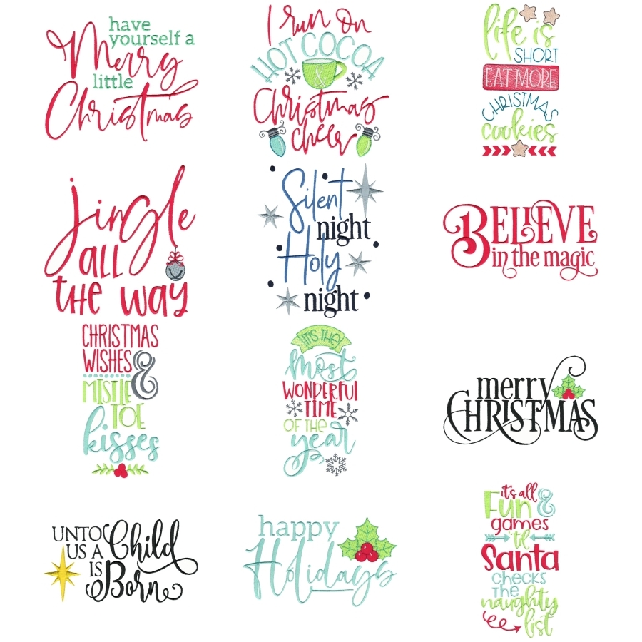 931 Christmas Sayings Three