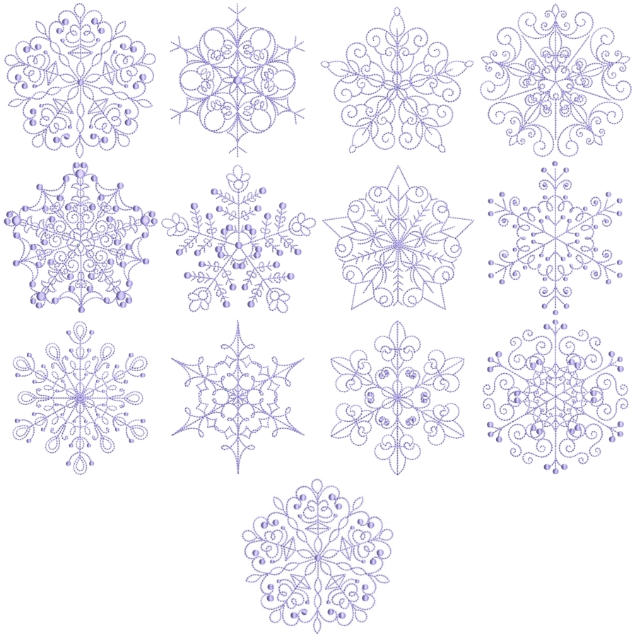 Snow flakes Three