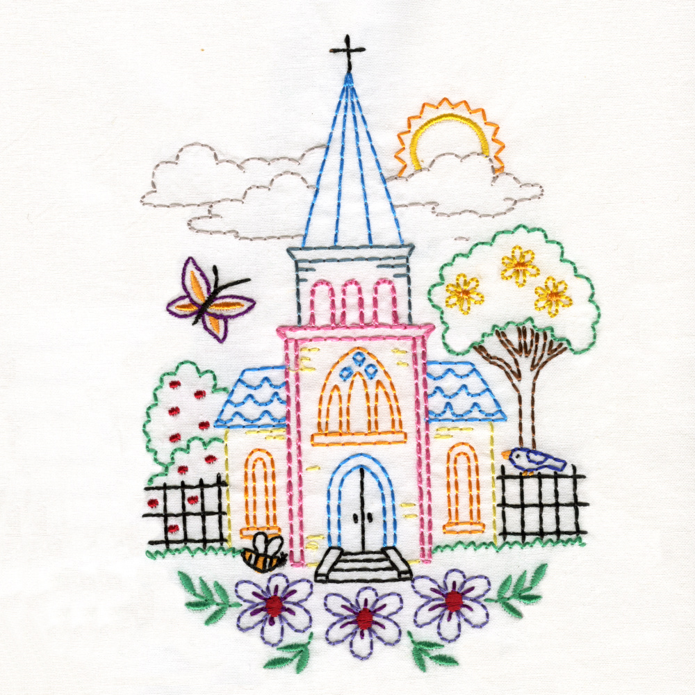 02 Charming Church in Spring Single