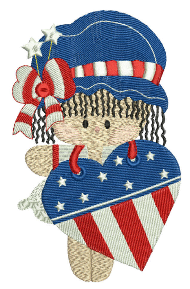 Patriotic Rag Dolls-8