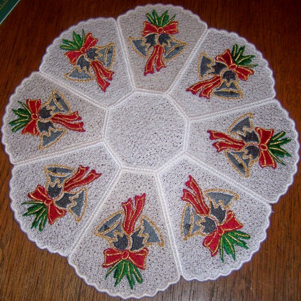 Christmas Doily 1-3