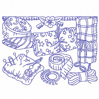 Sewing Machine Lineart-4