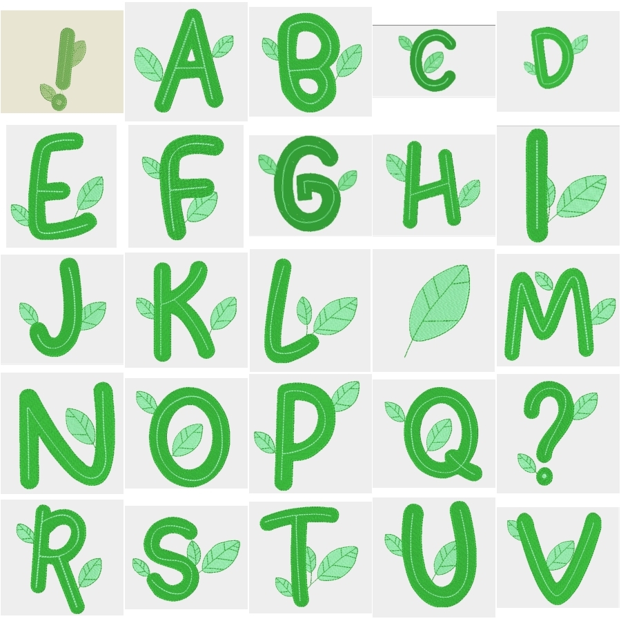 Leaf Font