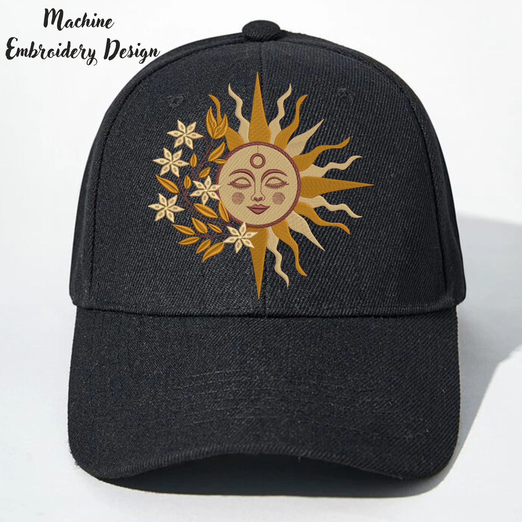 Celestial Magic Sun face Mystical floral-4