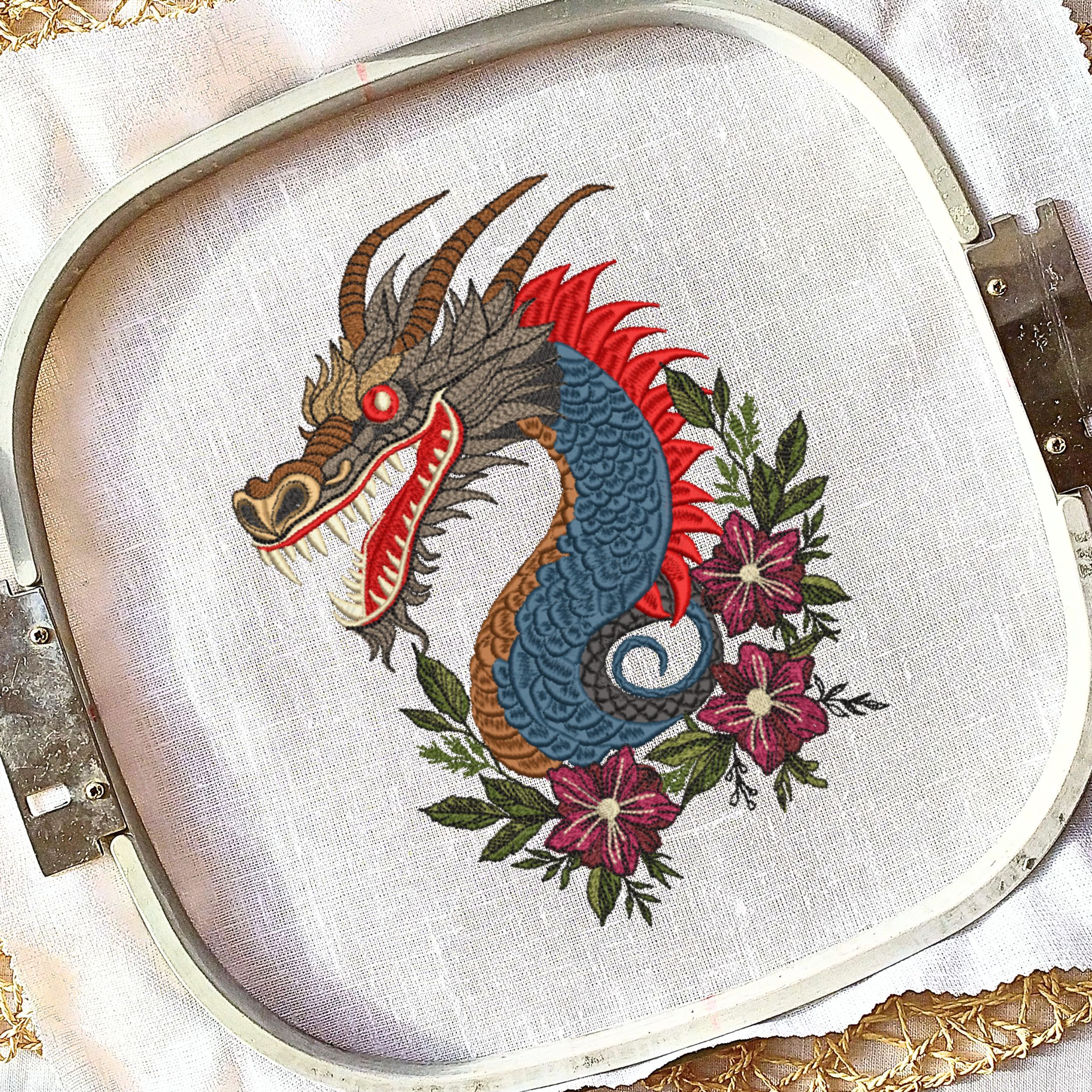 Set of 4 Chinese Dragon Moon and Stars-7