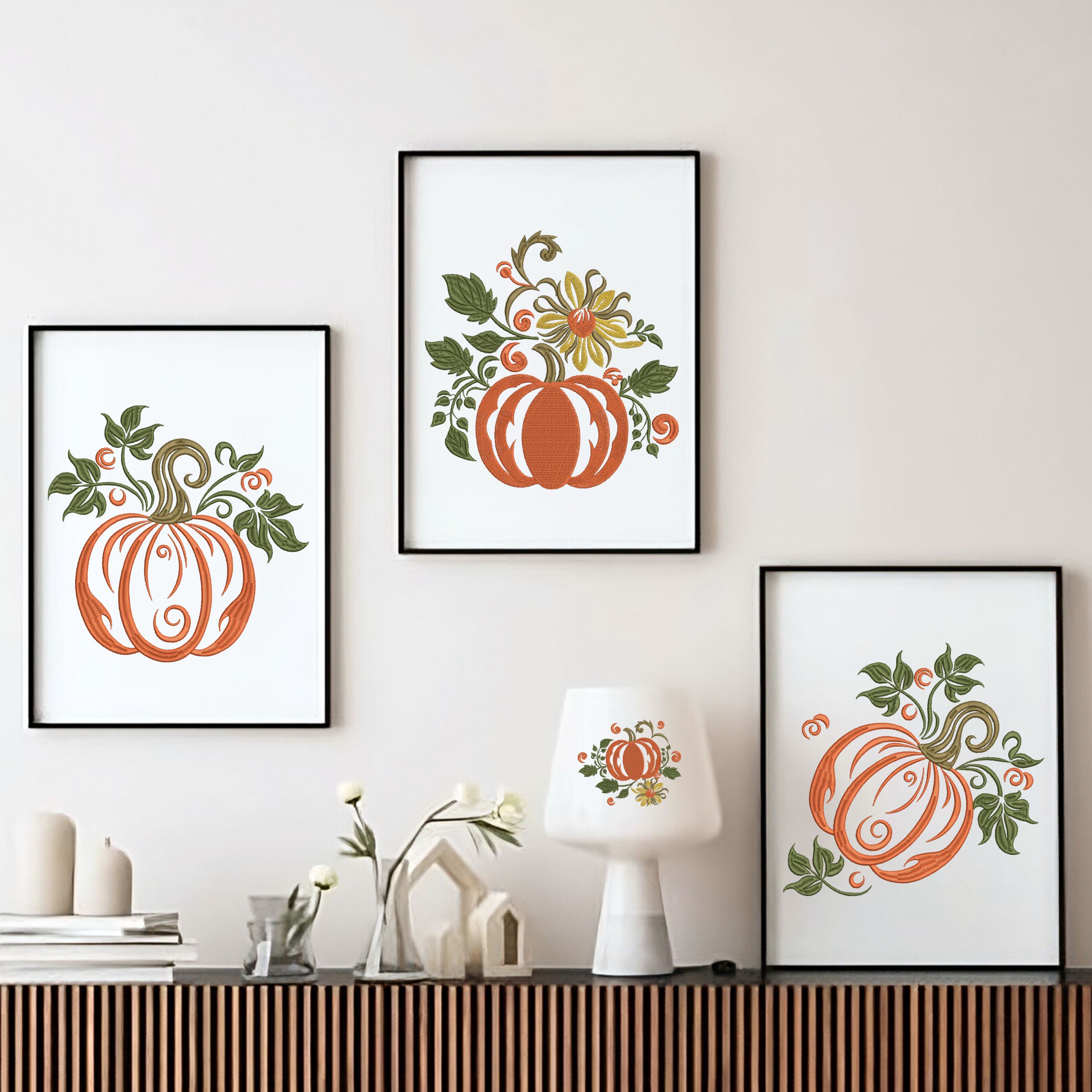 Set 4 Fall Orange Pumpkin-11