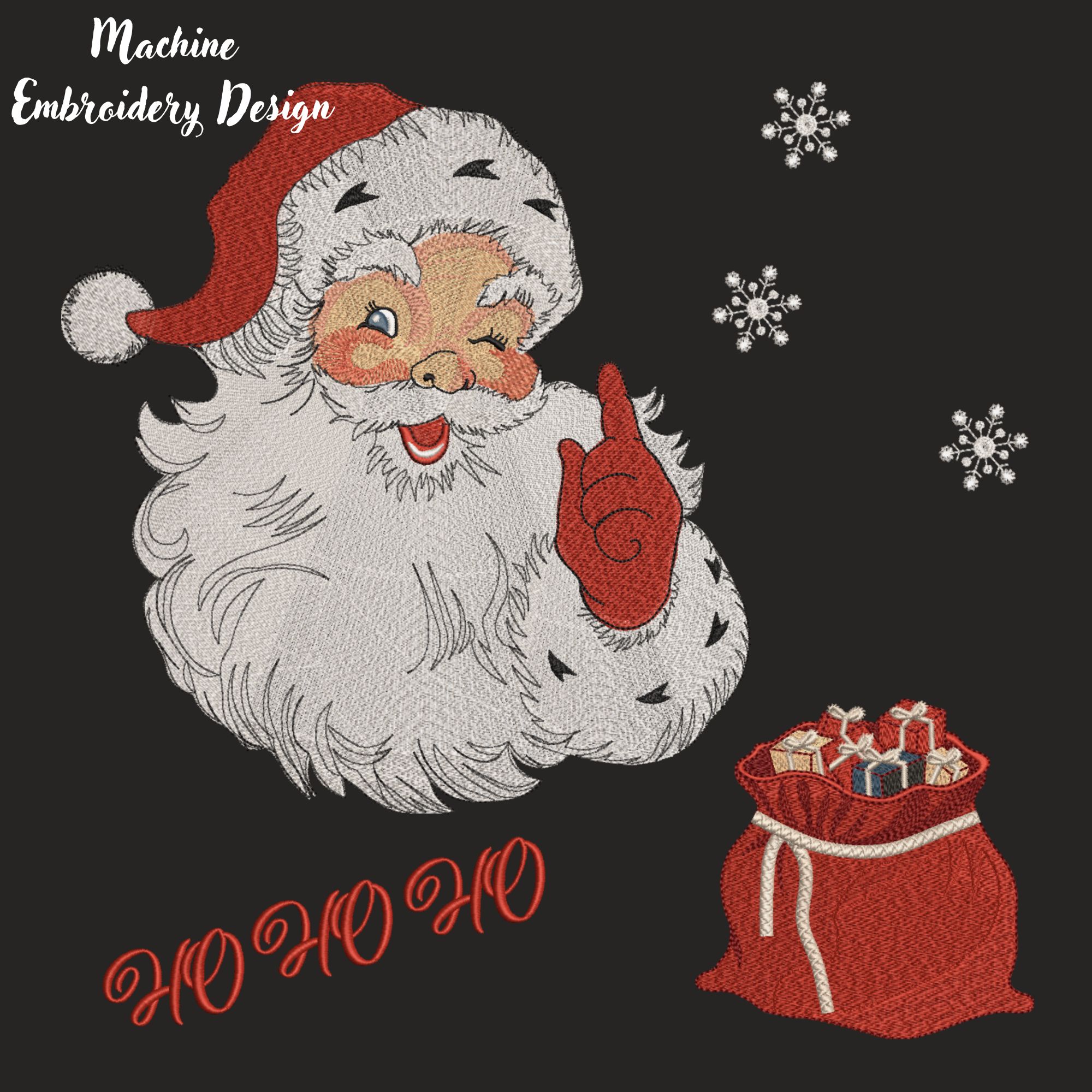 Santa Claus with Ho Ho Ho-6