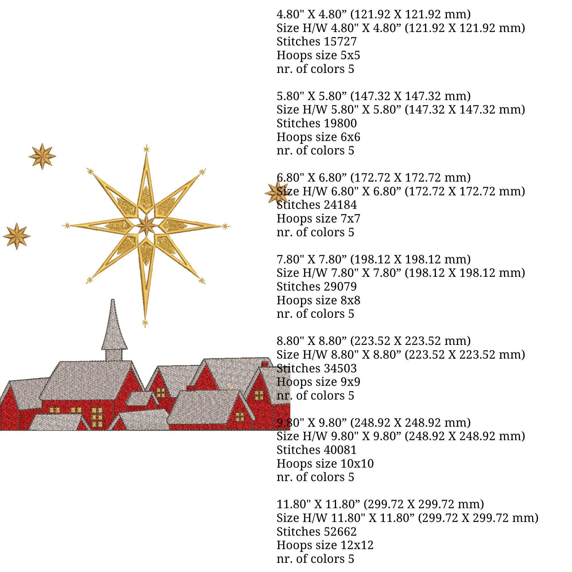 Christmas Star and Santa Claus Village-4