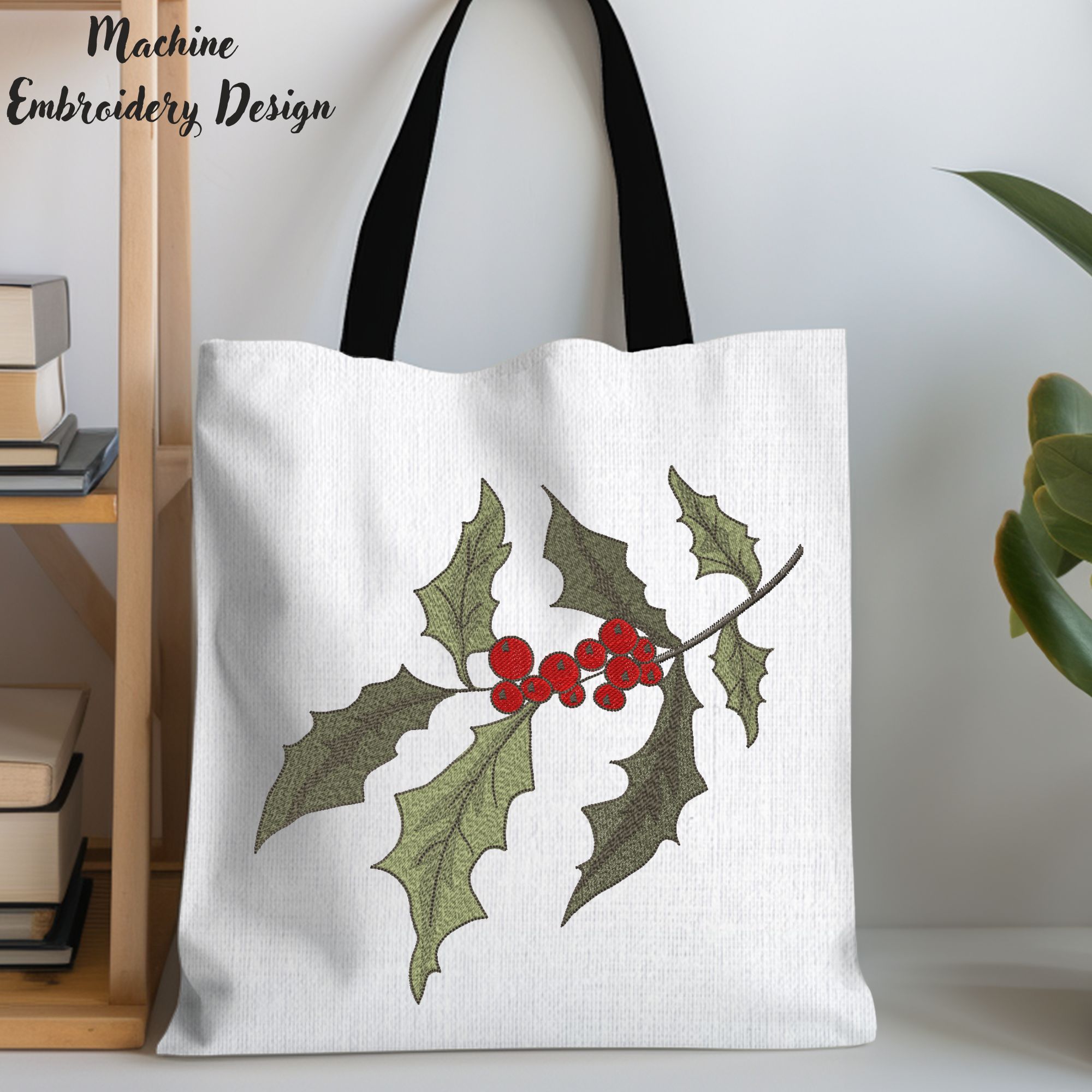 Christmas Holly Leaves and Berries 2-10