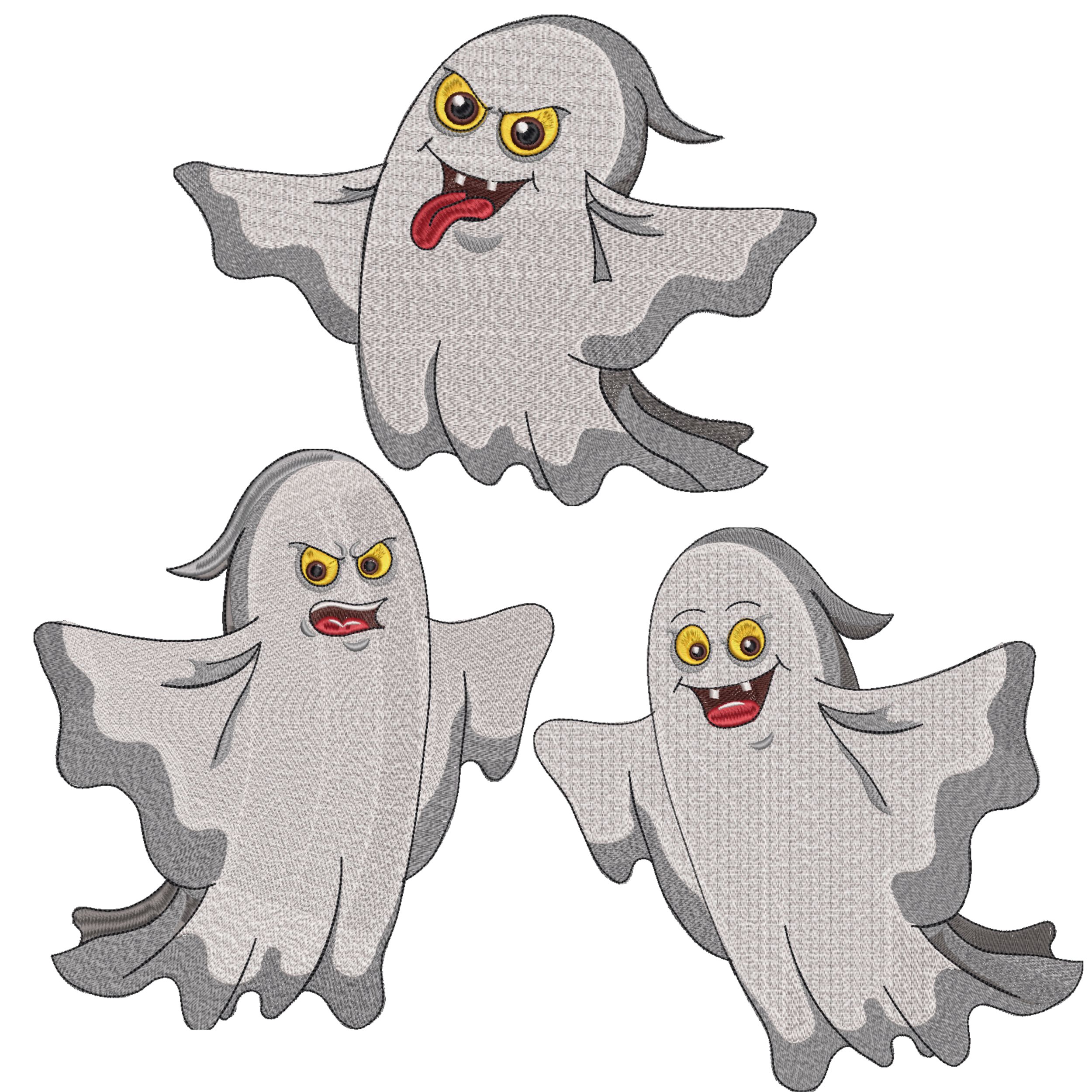 Set of 3 Spooky Ghost-3