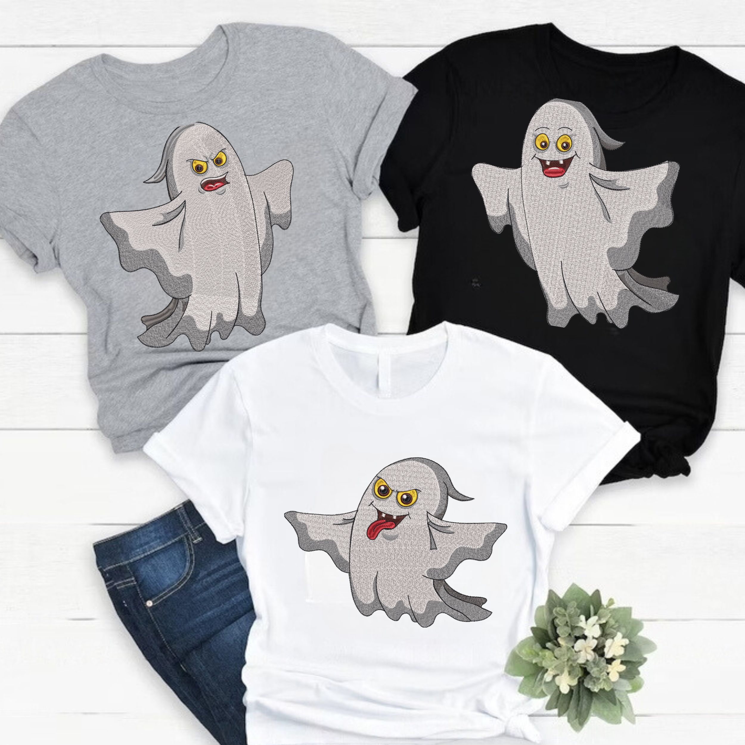 Set of 3 Spooky Ghost-6