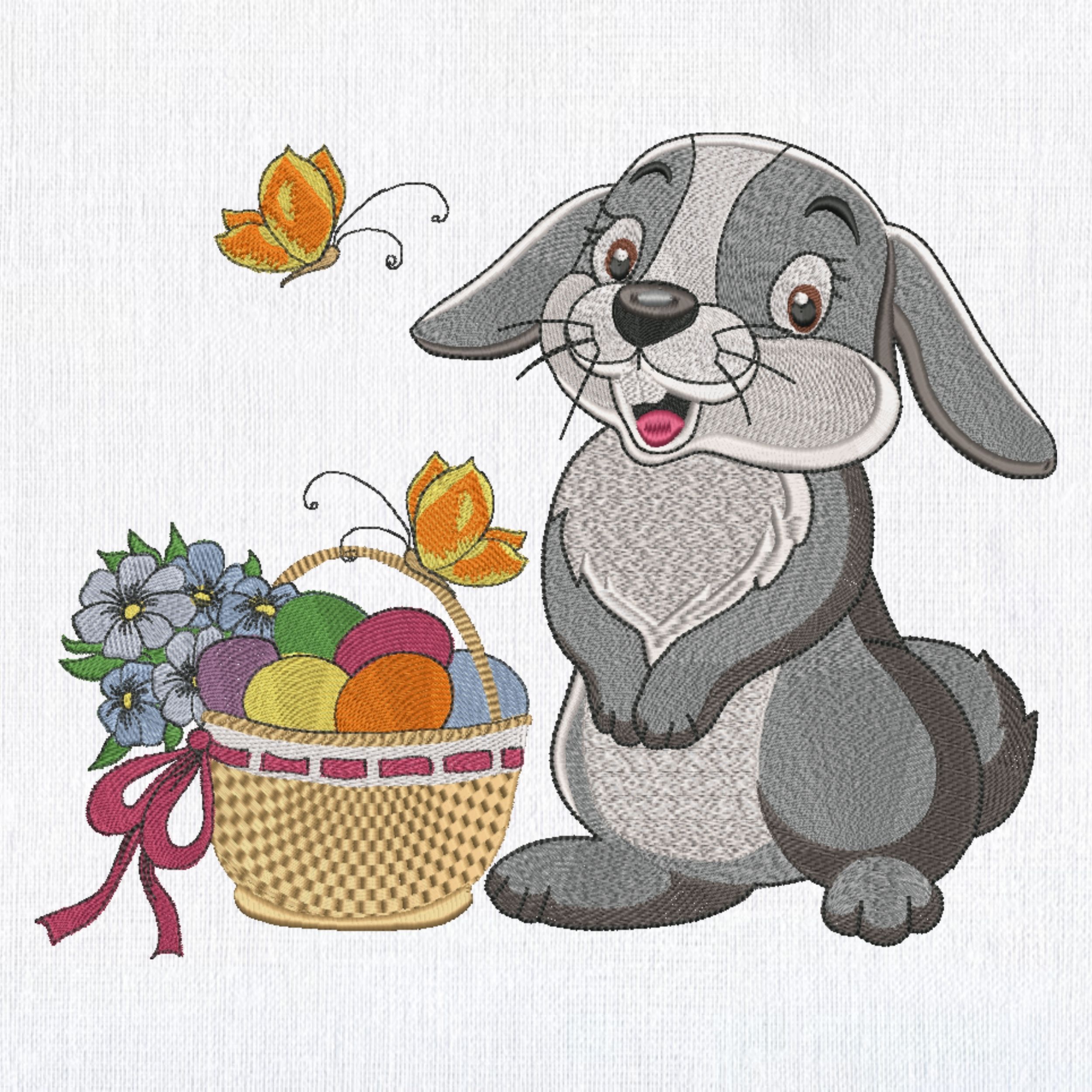 Cute Easter Bunny Basket-3