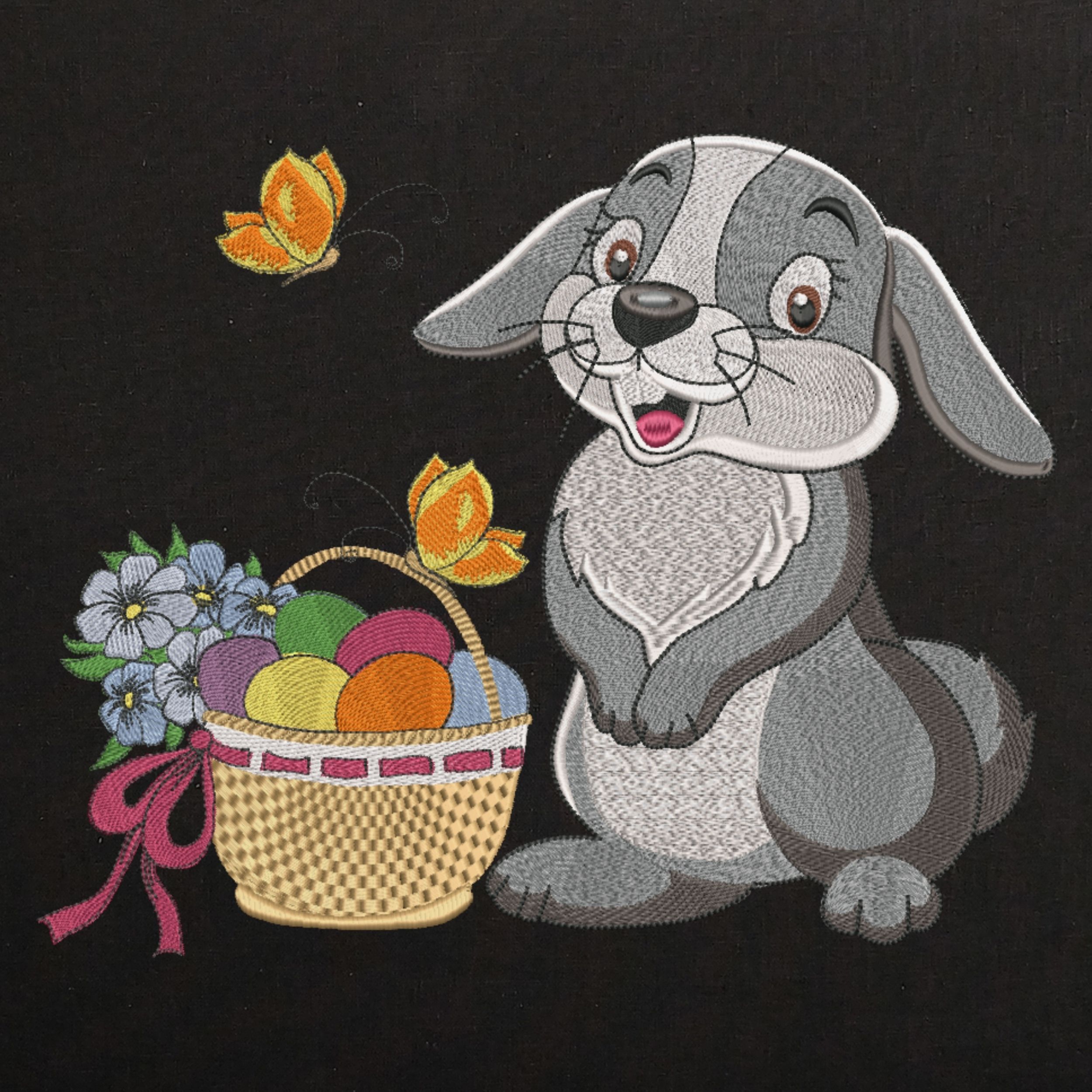 Cute Easter Bunny Basket-4