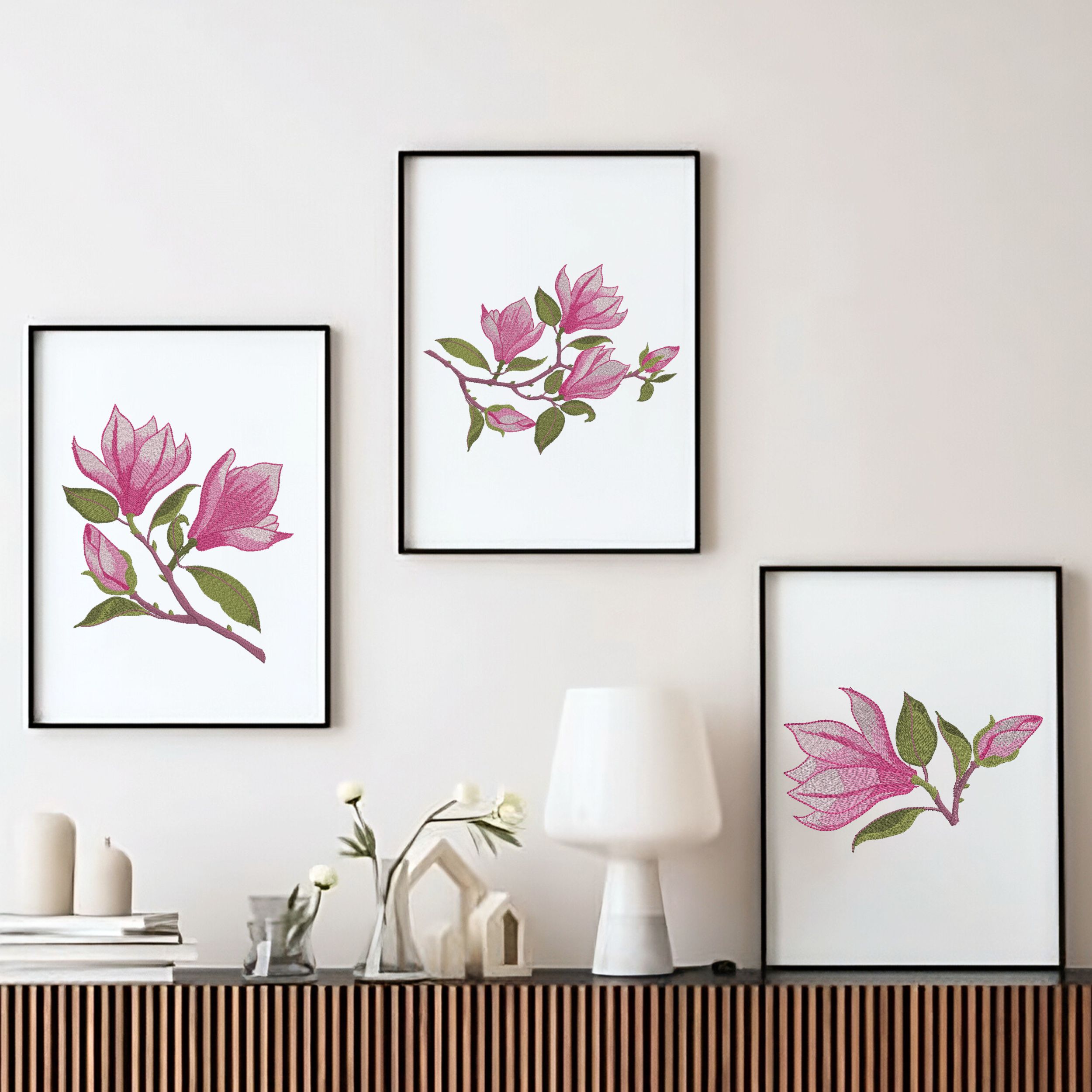 Set Branch Pink Magnolia-5