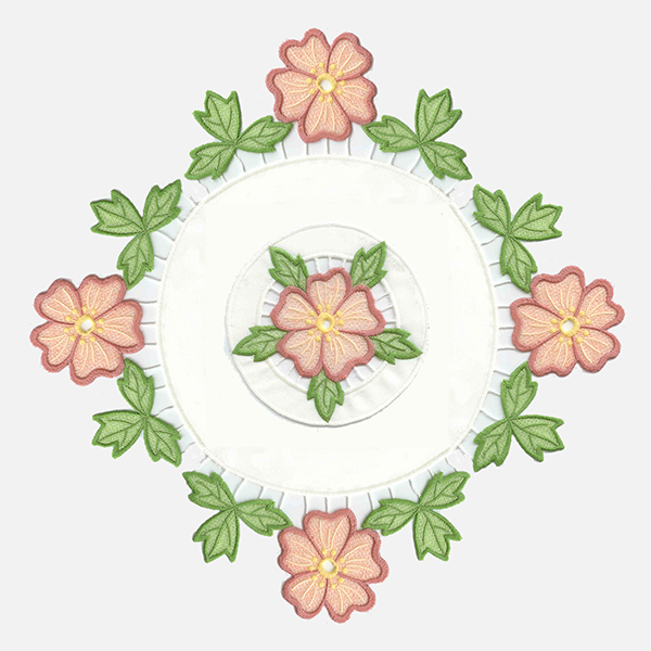 LACE FLOWER TRIMMINGS -16