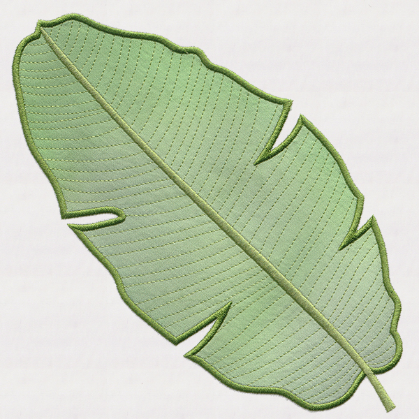 Stylish Tropical Leaves Applique-6