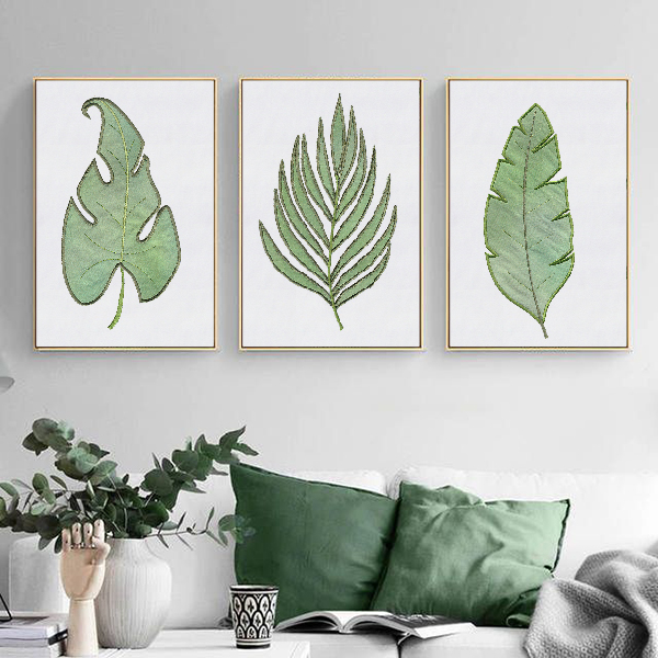 Stylish Tropical Leaves Applique-13