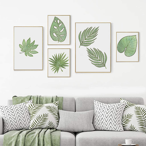 Stylish Tropical Leaves Applique-14