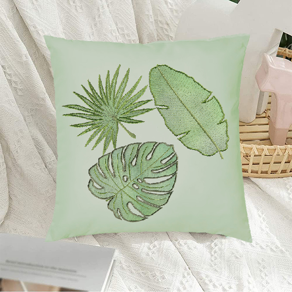 Stylish Tropical Leaves Applique-15