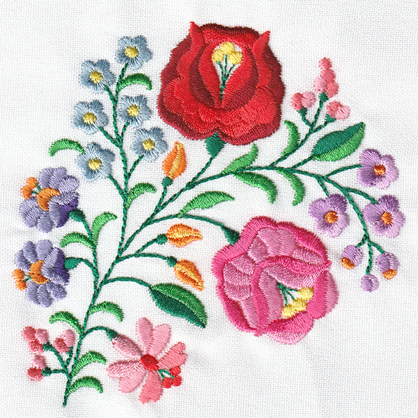 Vibrant Hungarian Flowers-3