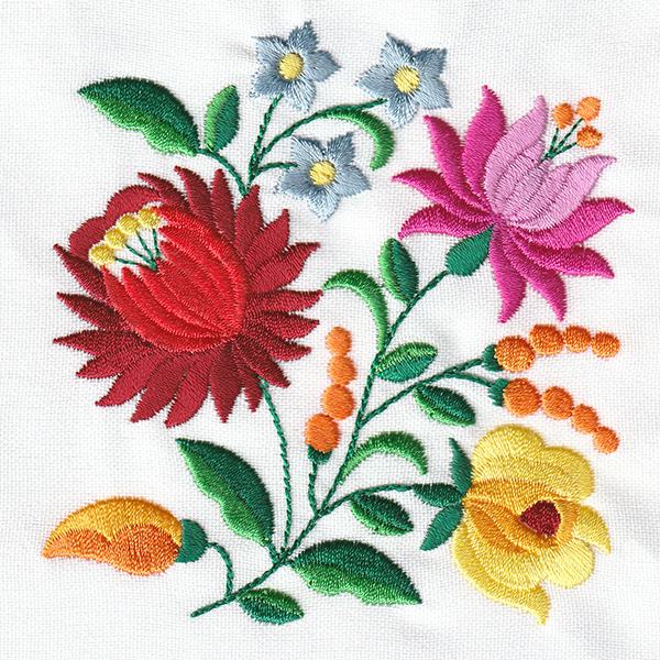 Vibrant Hungarian Flowers-4