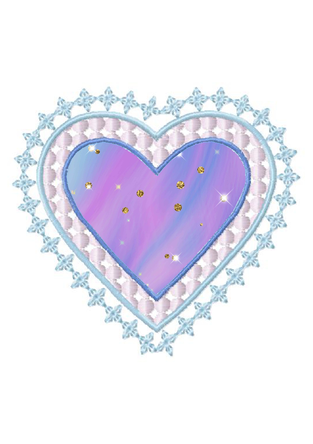 Lovely Hearts - Set 2 (Applique)-13