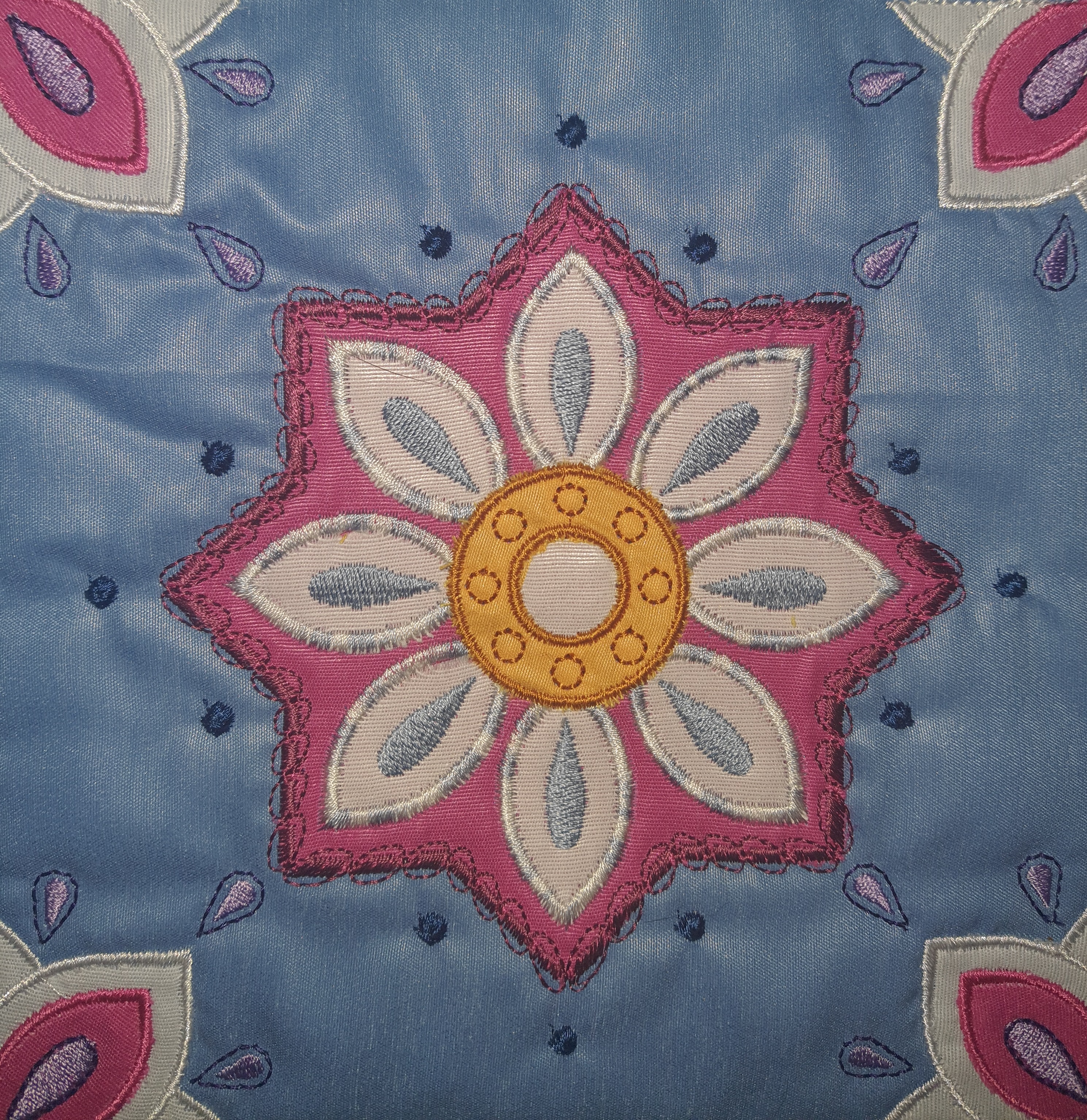 Quilt, Applique, Project, Behemian