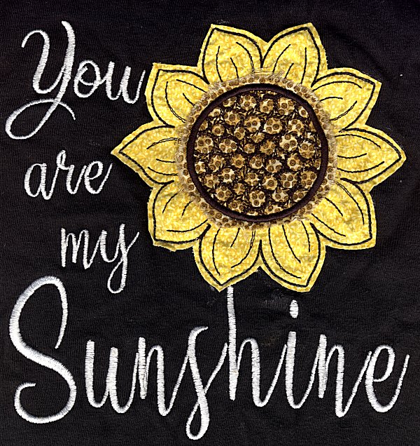 Raw Edge Applique Sunflowers-9