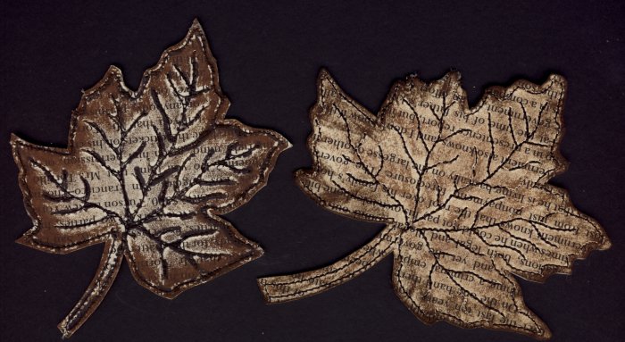 4x4 Mixed Media Leaves-25