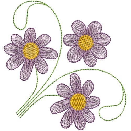 Quick Stitch Florals 1 | OregonPatchWorks