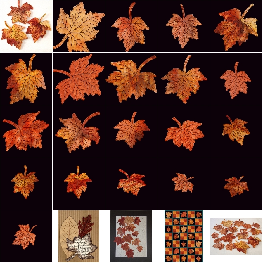 4x4 Maple Leaves