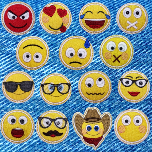 Emoji Patches 1 -3