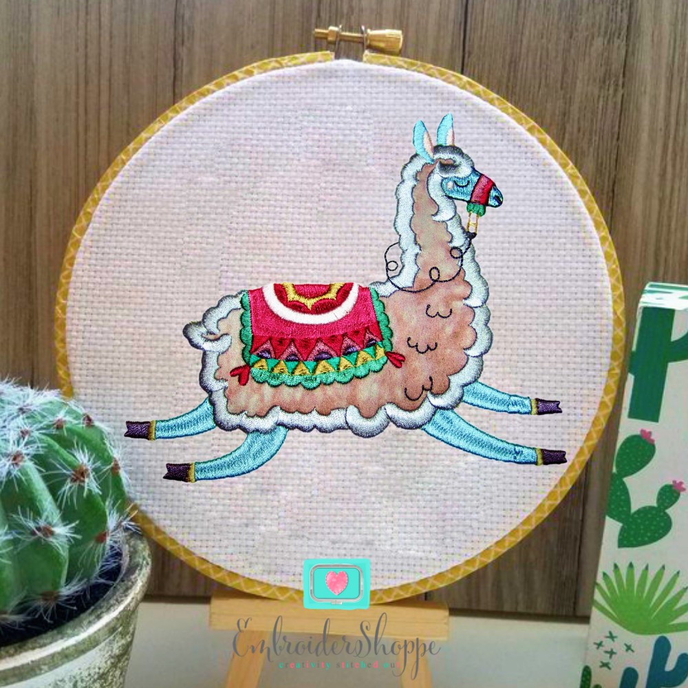 Llama Applique-3