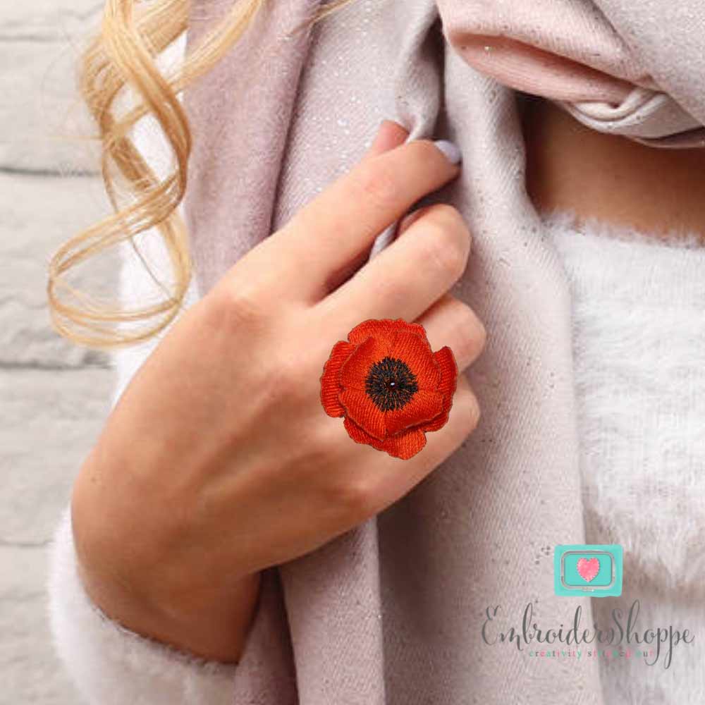 Poppy Earrings And Ring-6