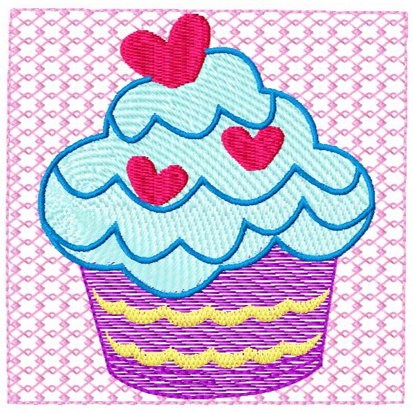 Cupcakes in squares-7