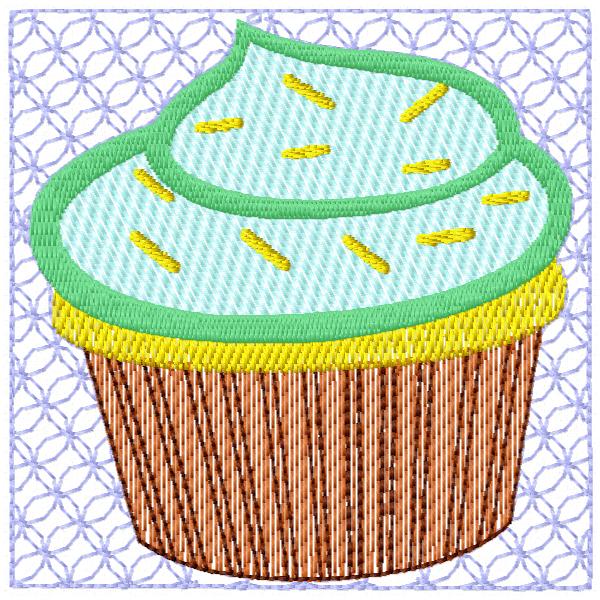 Cupcakes in squares | OregonPatchWorks