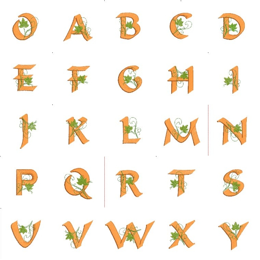 VINE ALPHABET