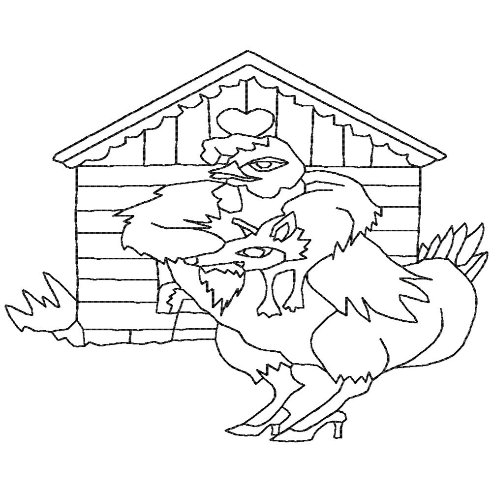 Fox in the Hen House BW-21