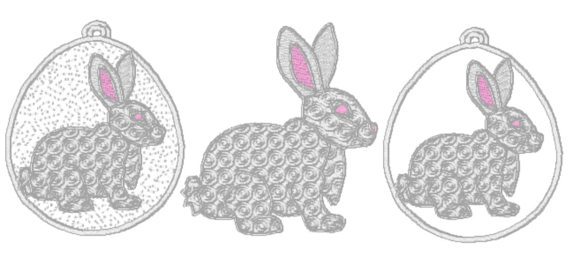 A Little White Rabbit in an Easter Egg-3