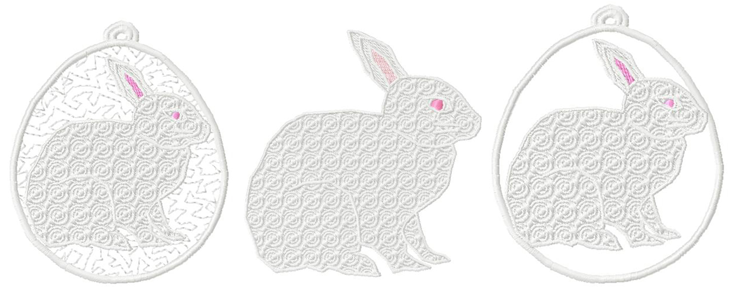 A Little White Rabbit in an Easter Egg-4