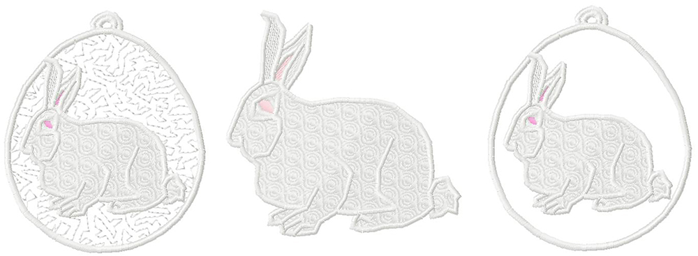 A Little White Rabbit in an Easter Egg-5