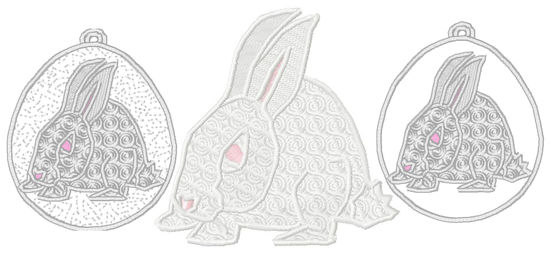 A Little White Rabbit in an Easter Egg-6